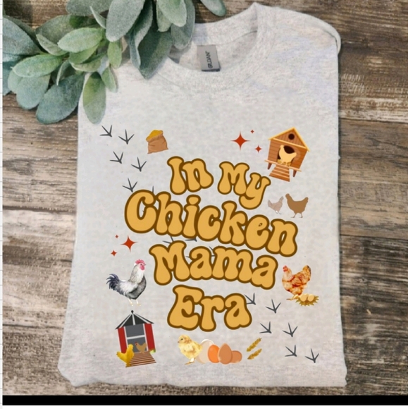 Chicken mama shirt chicken mama era farm popular cute retro - Picture 1 of 1